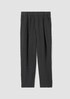 Puckered Organic Linen Tapered Pant