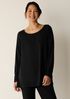Fine Jersey Ballet Neck Long Top
