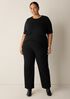 Washable Stretch Crepe Kick Pant