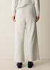 Garment-Dyed Organic Cotton Terry Wide-Leg Pant