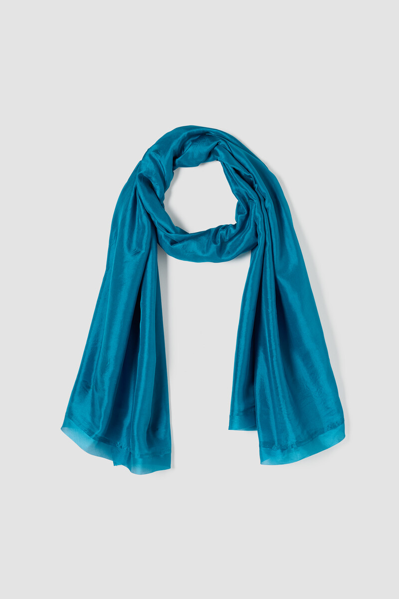 Washed Transitional Silk Parachute Scarf Washed Transitional Silk Parachute Scarf