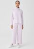 Cozy Brushed Terry Hug Funnel Neck Box-Top