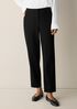 Washable Flex Ponte Tapered Trouser Pant
