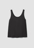 Stretch Silk Jersey Scoop Neck Tank
