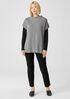 Peruvian Organic Cotton Blend Funnel Neck Top