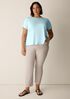 Organic Linen Jersey Crew Neck Tee