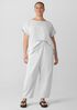 Organic Cotton Ripple Lantern Pant