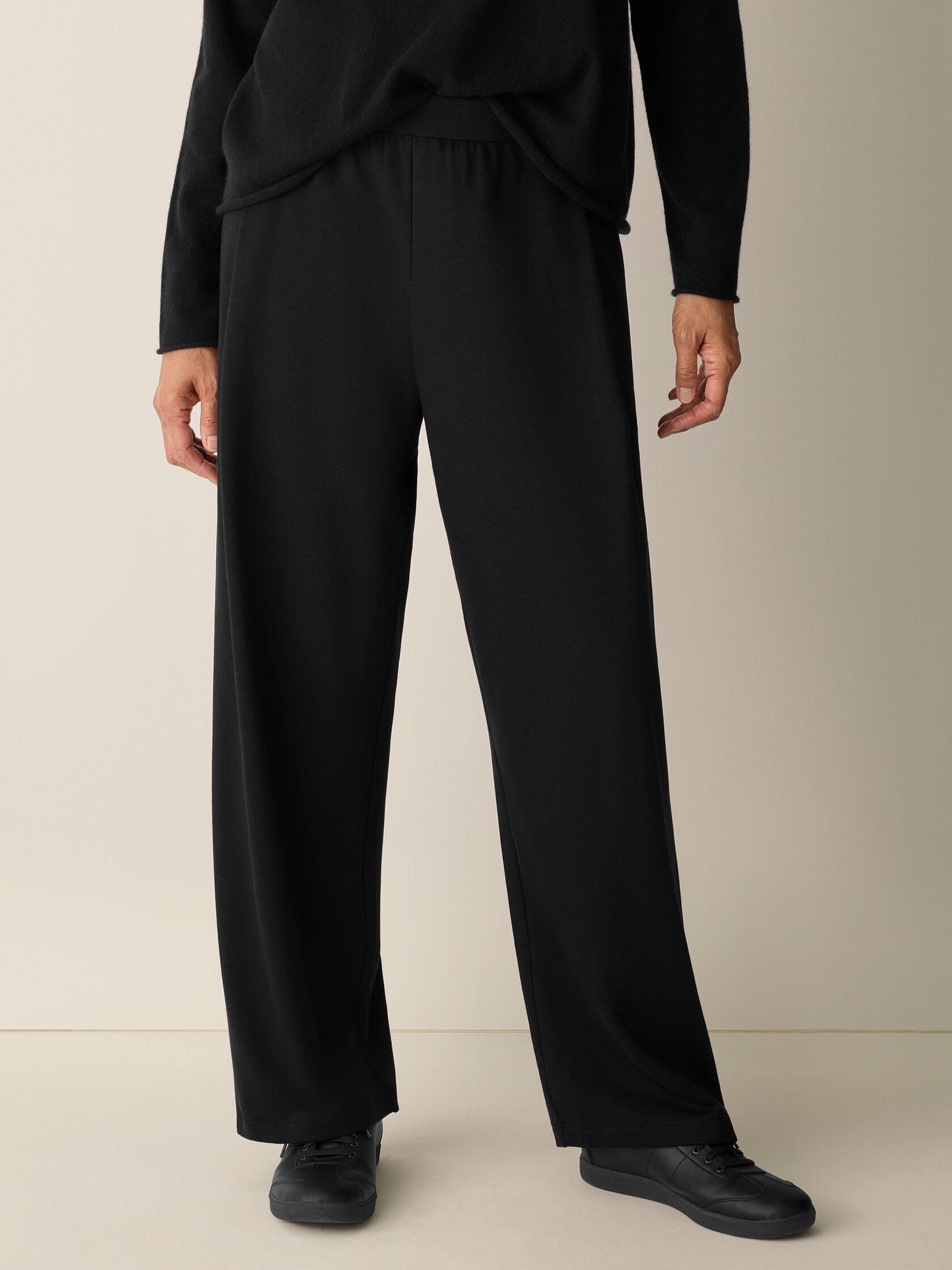 Cozy Brushed Terry Hug Straight Pant