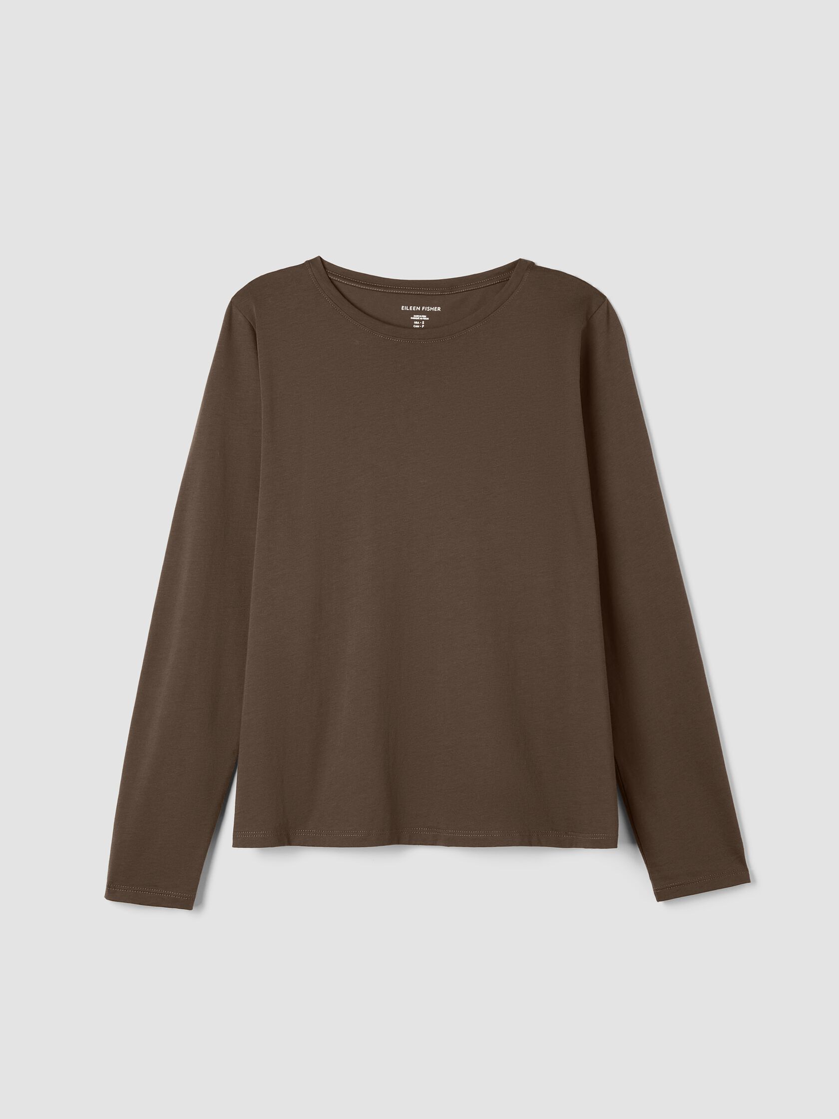 Organic Pima Cotton Jersey Long-Sleeve Tee