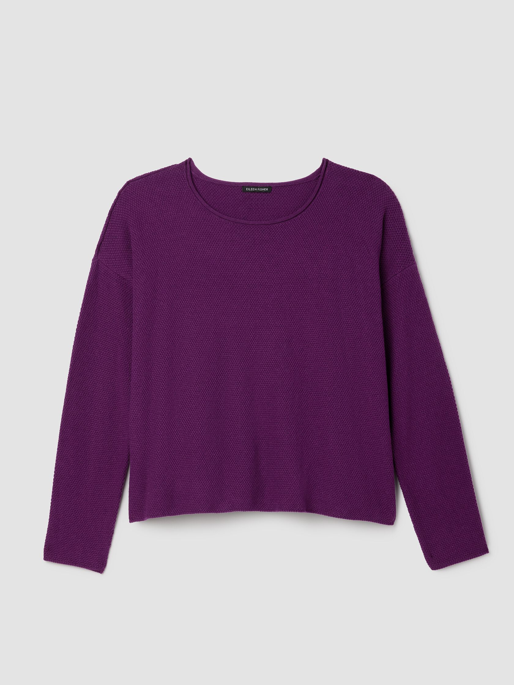 Peruvian Cotton Blend Jewel Neck Top