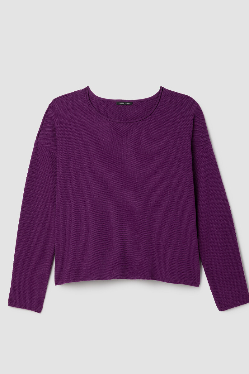 Peruvian Cotton Blend Jewel Neck Top Peruvian Cotton Blend Jewel Neck Top