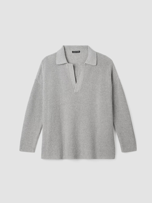 Cotton and Recycled Cashmere Top