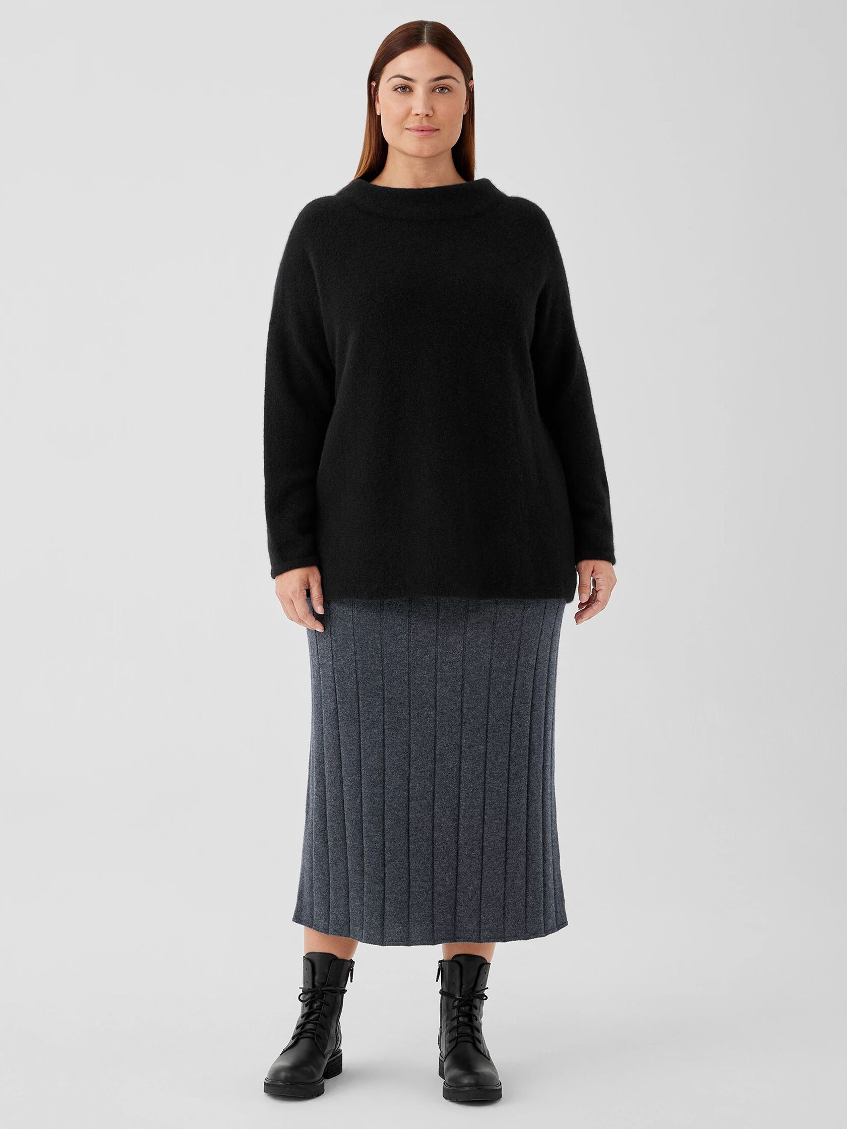 Italian Cashmere Pencil Skirt