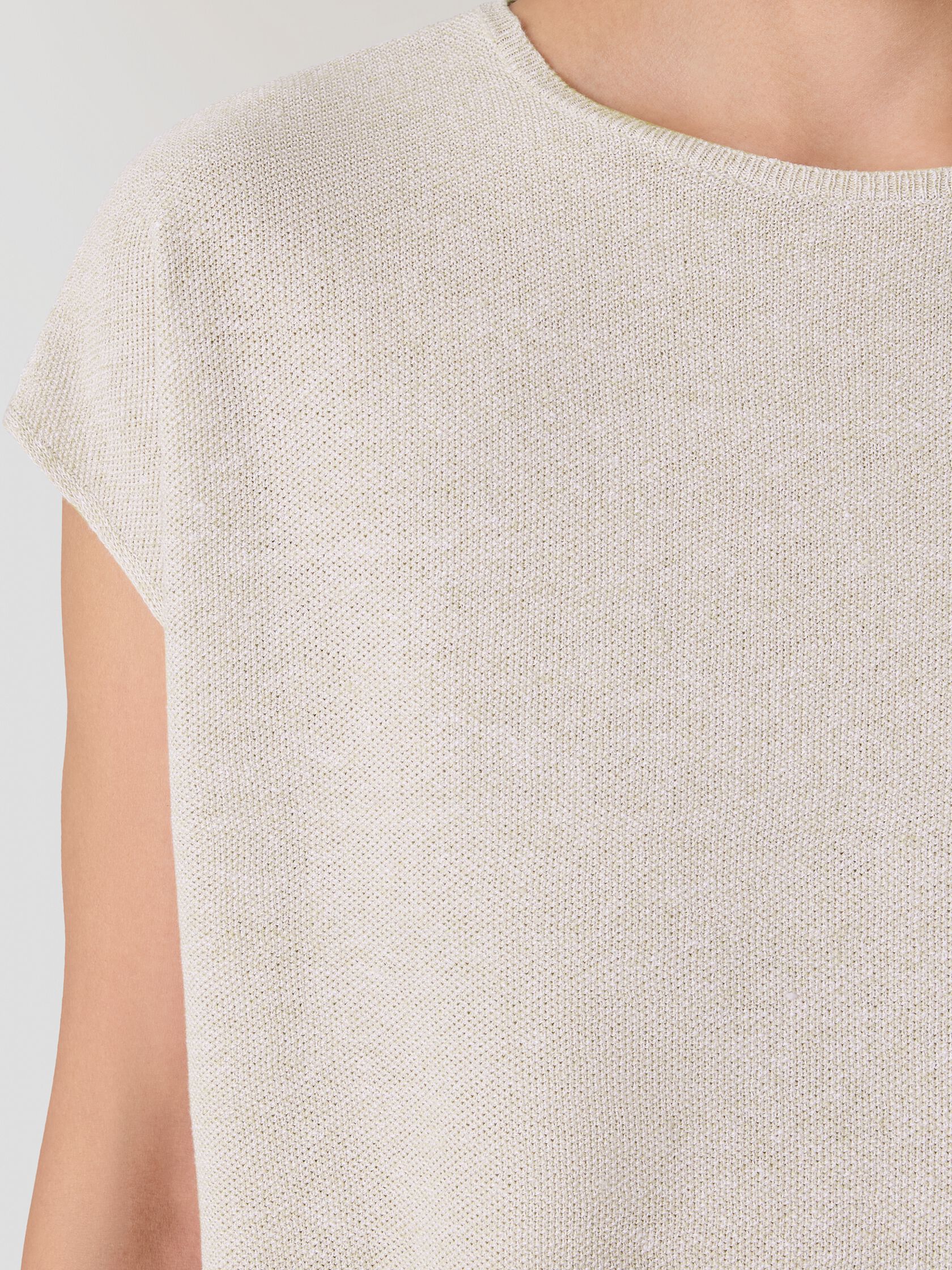 Organic Linen Cotton Square Top