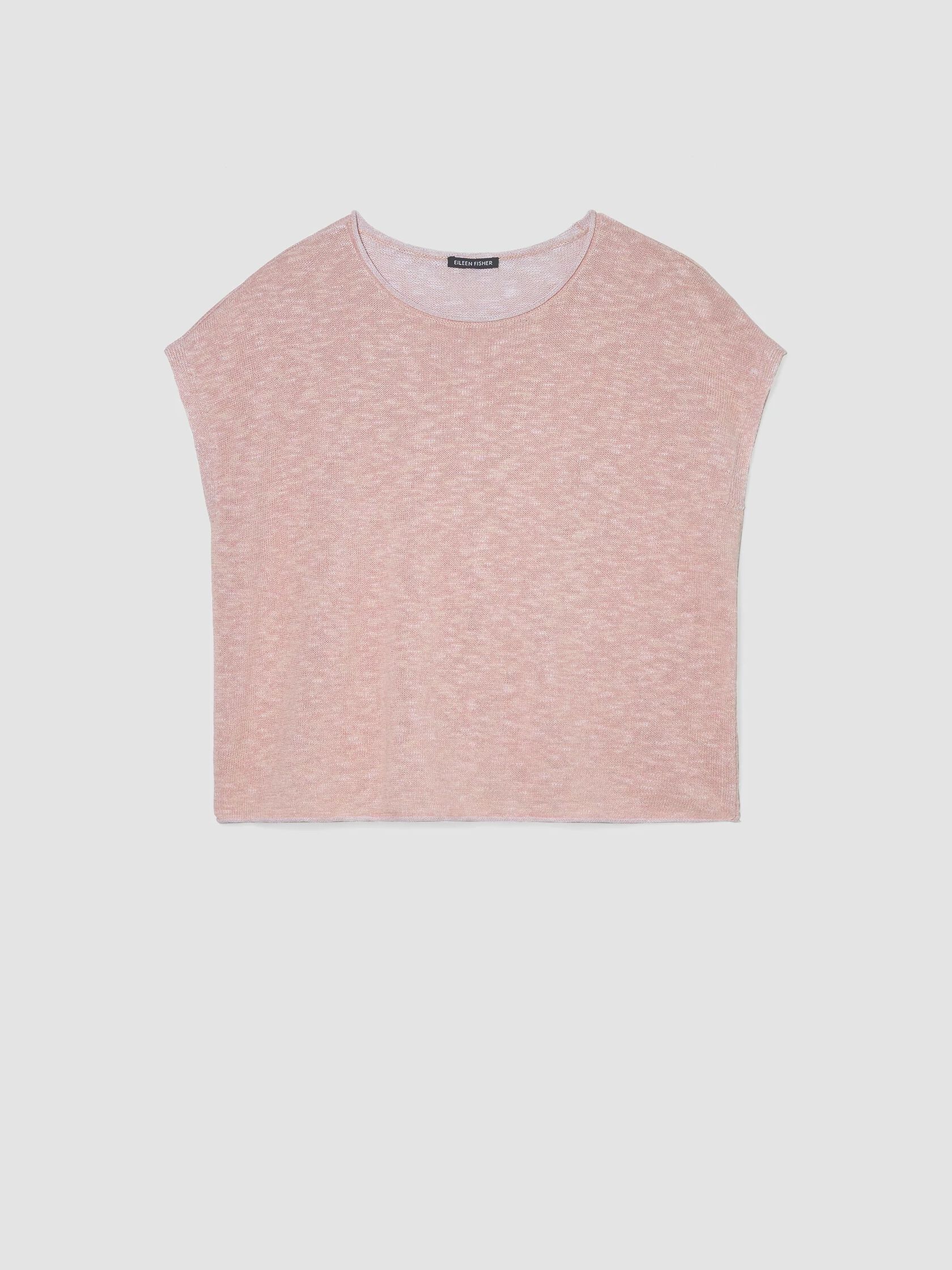 Organic Cotton Linen Slub Square Top
