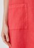 Garment-Dyed Organic Linen Classic Collar Dress