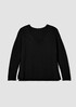 Peruvian Organic Cotton Crimp V-Neck Top