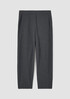 Organic Cotton Melange Crepe Lantern Pant