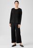 Stretch Jersey Knit Straight Pant