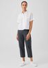 Cotton Hemp Stretch Lantern Pant