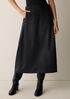 M&eacute;lange Felted Wool Jersey Lantern Skirt in&nbsp;Regenerative Wool