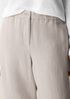 Heavy Organic Linen Full-Length Straight Pant