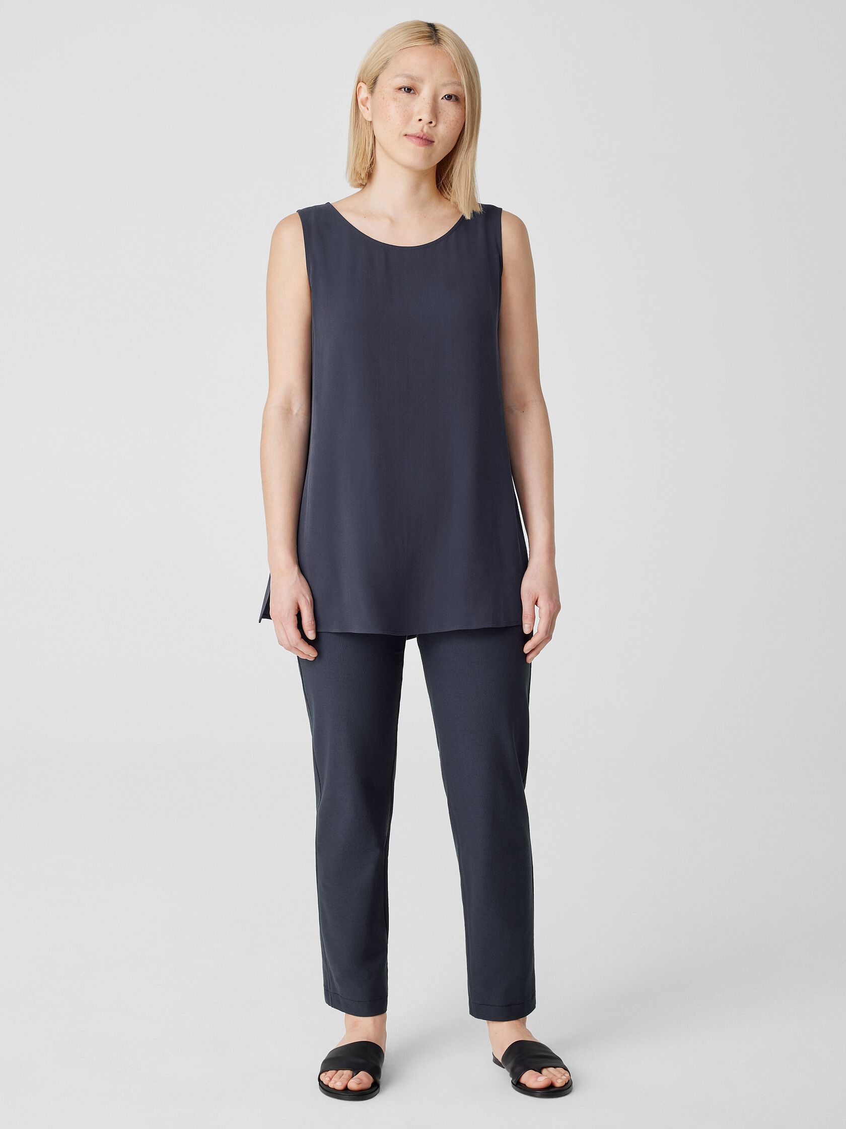Washable Stretch Crepe Pant