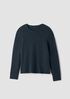 Cashmere Silk Boucle Bliss Crew Neck Top