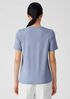 Organic Pima Cotton Jersey Round Neck Tee