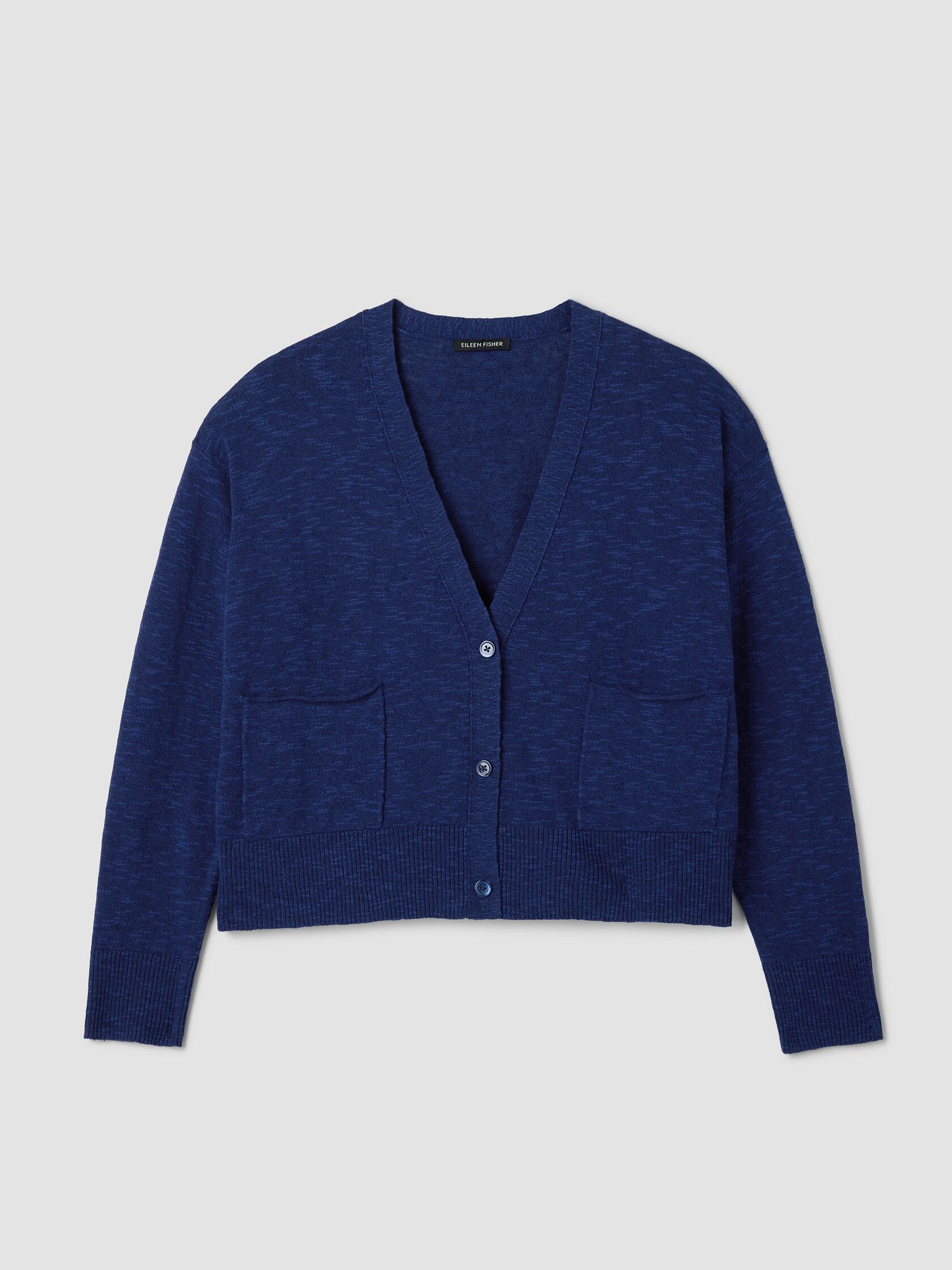 Organic Linen Cotton Slub Slouchy Cardigan