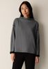 Doubleknit Organic Cotton Stripe Reversible Top