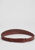 Vegetable Tanned Italian Leather Wrap Belt