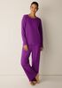 Organic Cotton Interlock Crew Neck Sleep Top