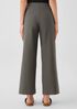 Washable Stretch Crepe Wide-Leg Pant