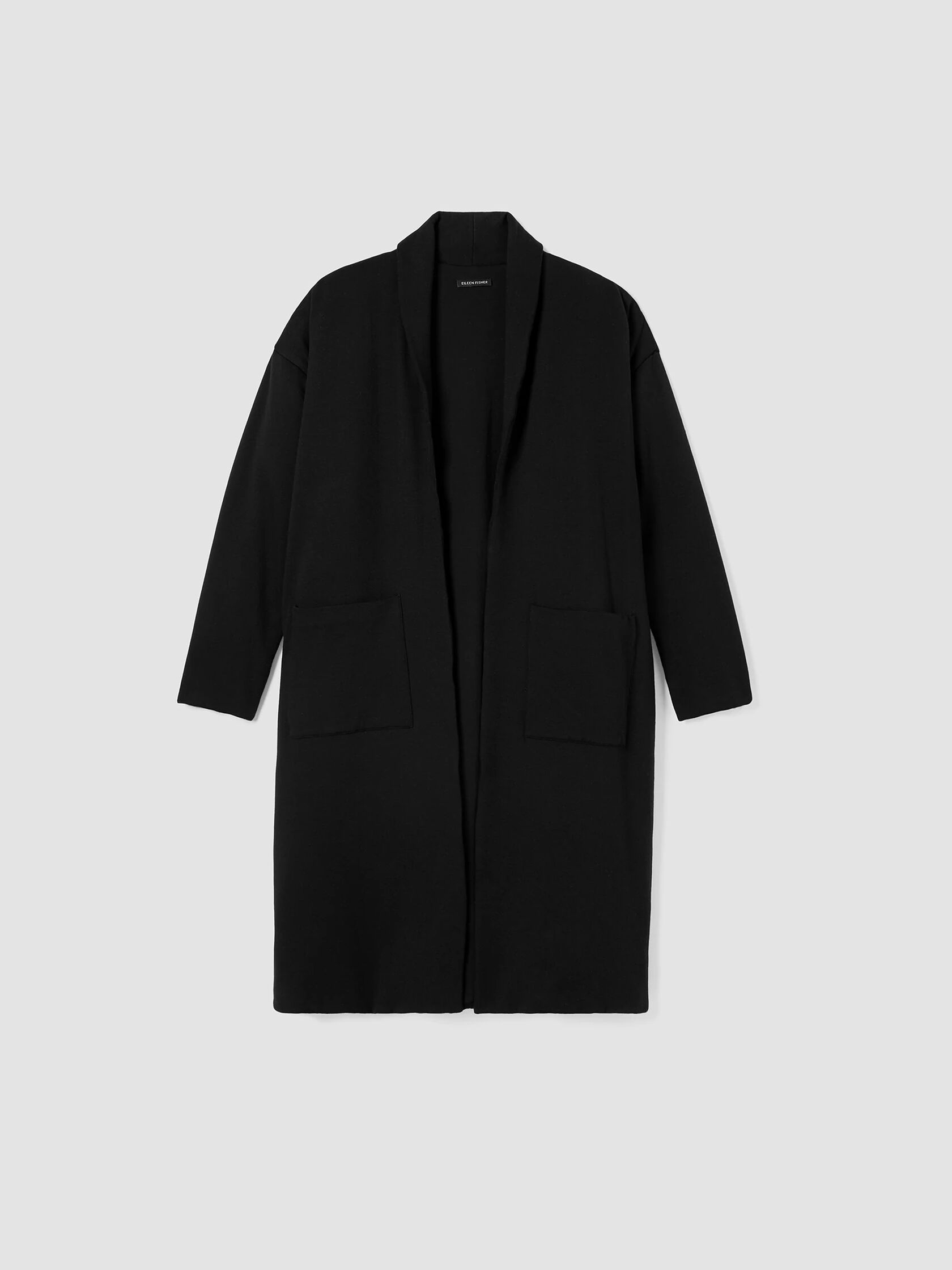 Cozy Brushed Terry Padded Coat