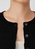 Organic Cotton Chenille Crew Neck Cardigan