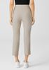 Washable Stretch Crepe Pant with Slits