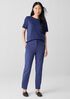 Stretch Cotton Twill Tapered Trouser Pant