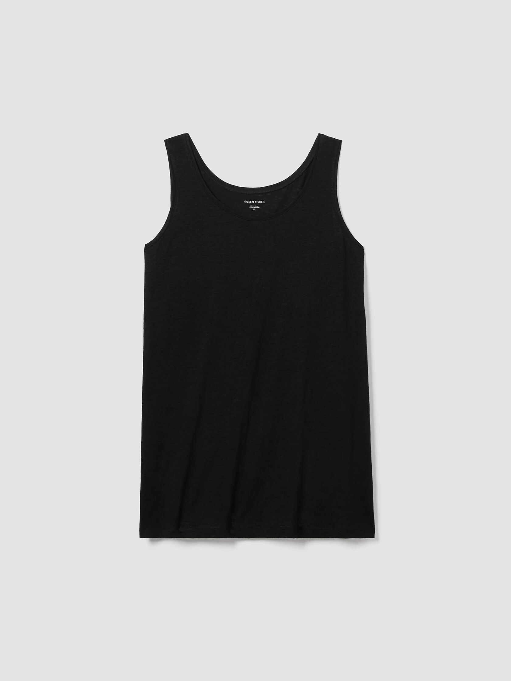 Organic Linen Jersey Long Tank