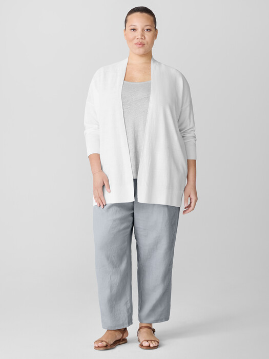 Organic Linen Cotton Long Cardigan