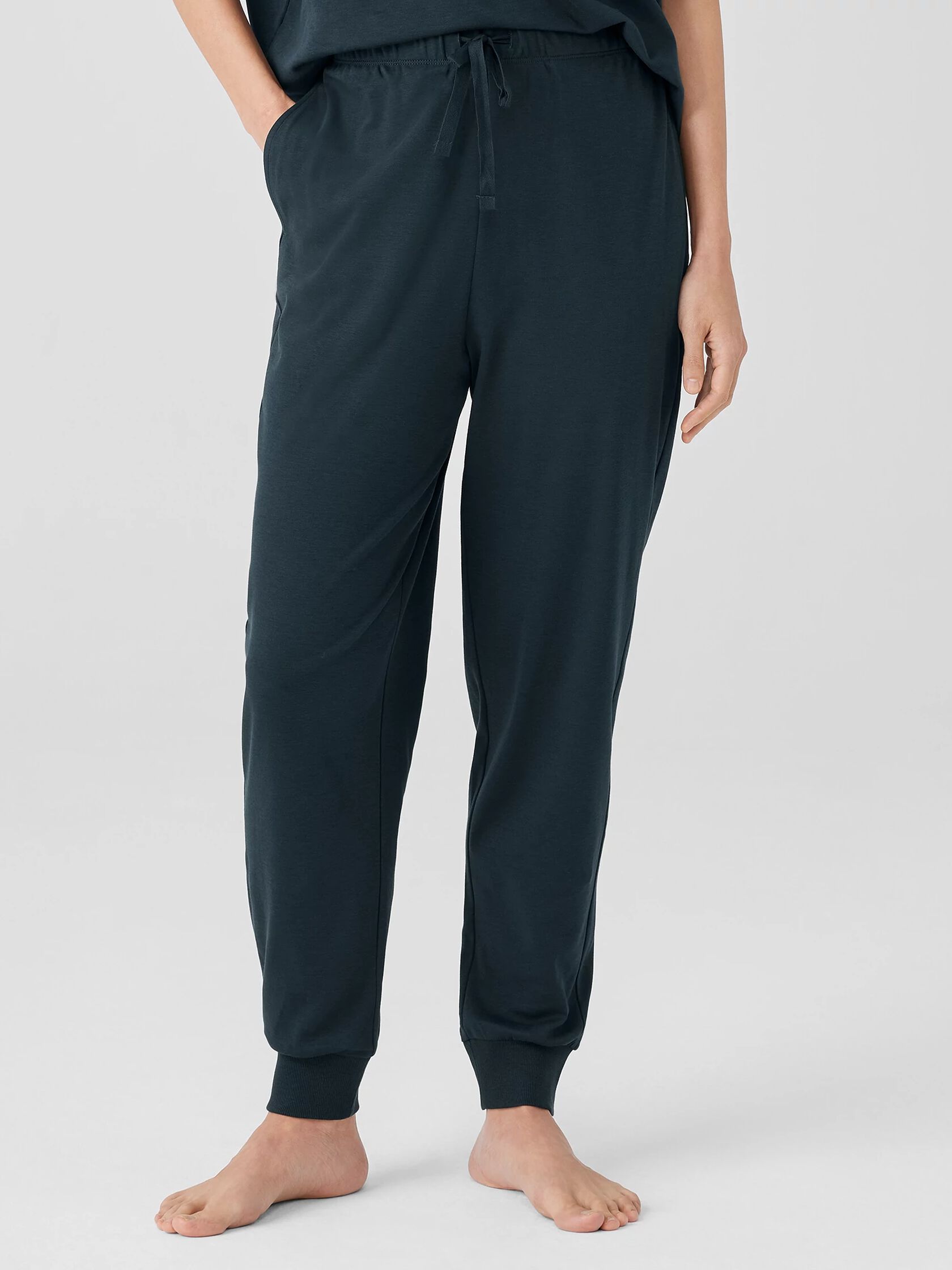 Organic Cotton Interlock Jogger Sleep Pant