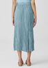 Crushed Silk Maxi Skirt