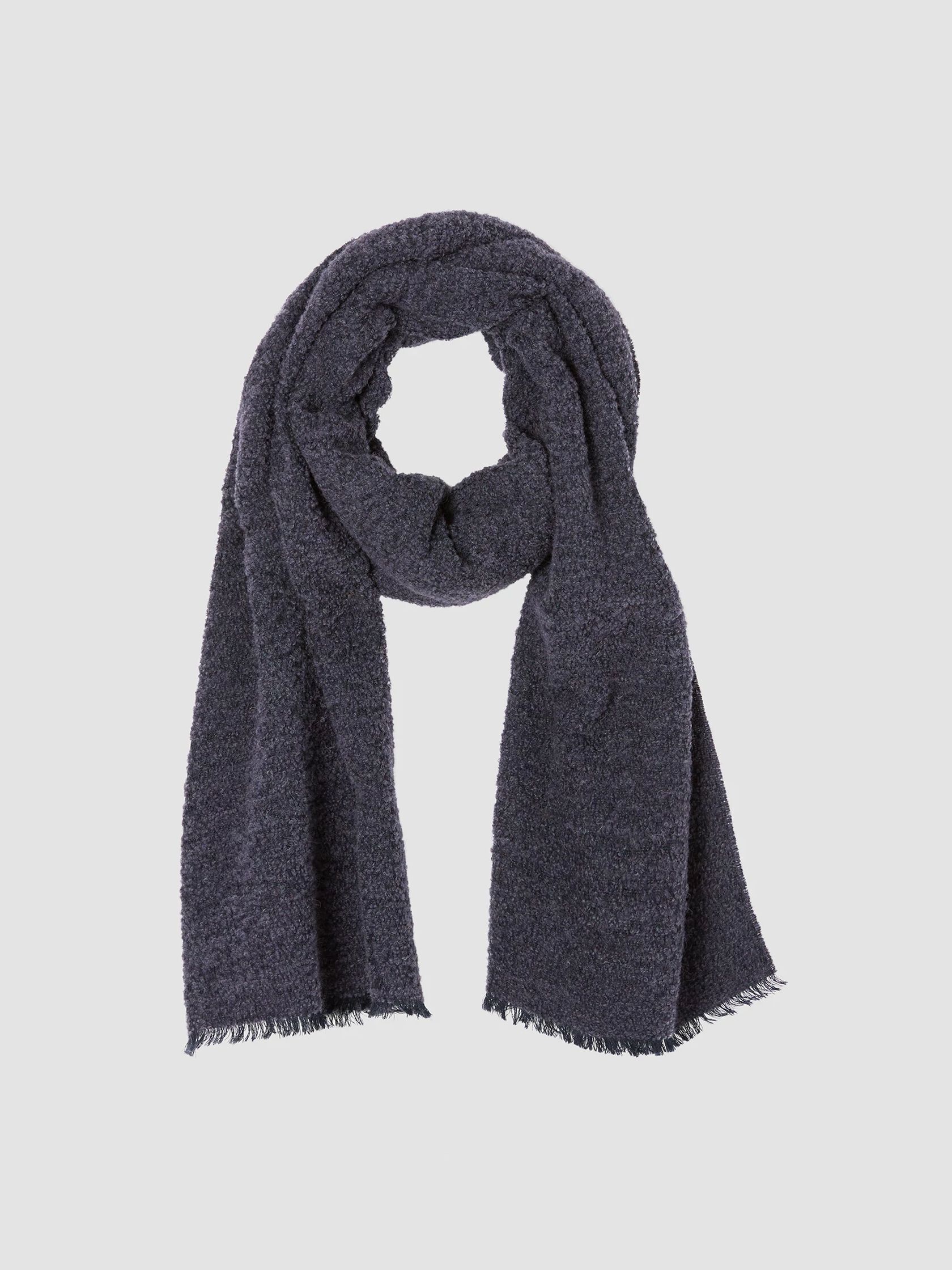 Fluffy Boucle Scarf