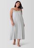 Mélange Organic Cotton Interlock Cami Sleep Dress
