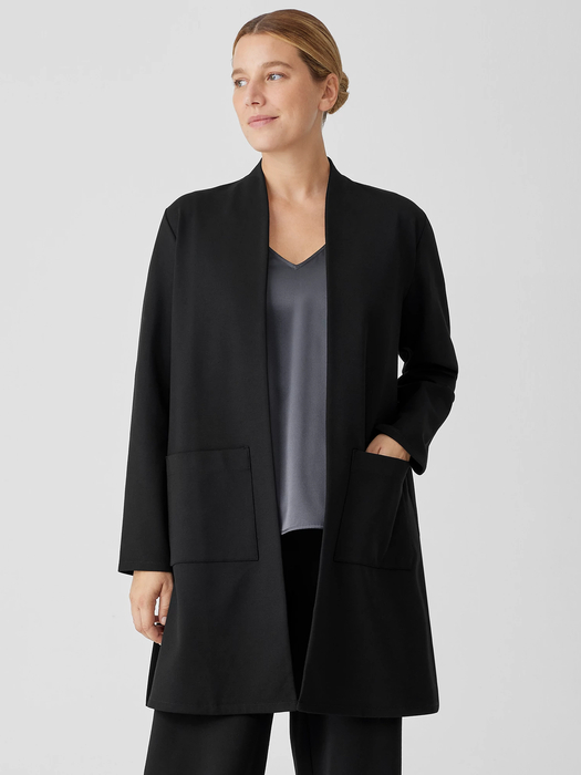 Washable Flex Ponte Long Jacket