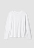 Organic Linen Jersey Crew Neck Top