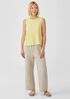Organic Cotton Slub Crew Neck Tank