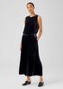 Velvet Wide-Leg Jumpsuit