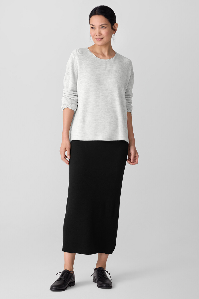 Merino Pencil Skirt in Regenerative Wool Merino Pencil Skirt in Regenerative Wool