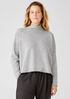 Italian Cashmere Scrunch Neck Top